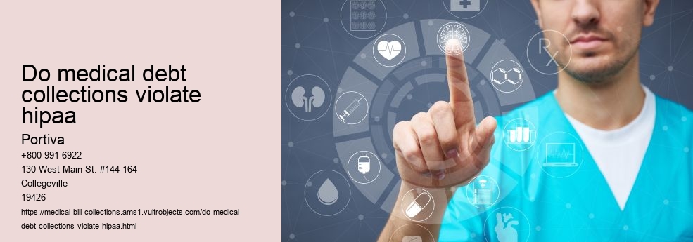 do medical debt collections violate hipaa