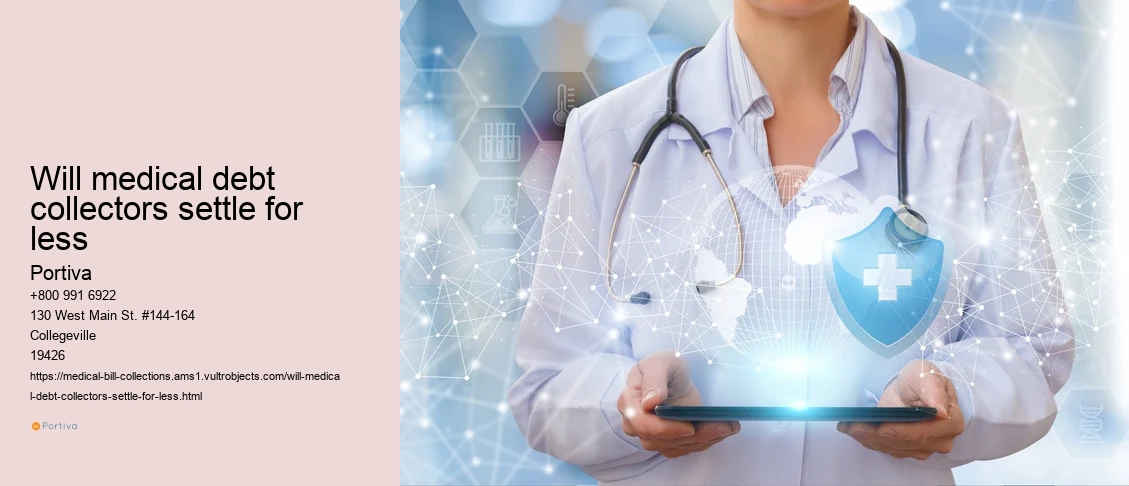 will medical debt collectors settle for less